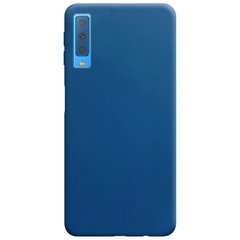 Силиконовый чехол Candy для Samsung A750 Galaxy A7 (2018) Синий