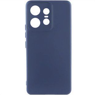 Чехол Silicone Cover Ummi Lakshmi Full Camera (AA) для Motorola Edge 50 Pro Синий / Midnight Blue