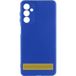 Чехол TPU GETMAN Liquid Silk Full Camera для Samsung Galaxy A36 5G Синий / Deep navy
