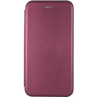 Кожаный чехол-книжка Classy для Xiaomi Poco X3 NFC / Poco X3 Pro Бордовый