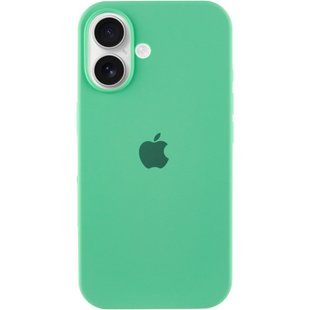 Чехол Silicone Case Full Protective (AA) для Apple iPhone 16 Plus (6.7") Зеленый / Spearmint