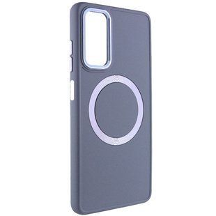 TPU чехол Bonbon Metal Style with Magnetic Fit для Samsung Galaxy A25 5G Серый / Lavender