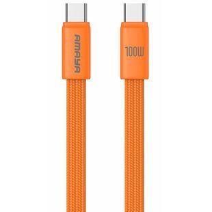 Дата кабель Amaya 317CC Type-C to Type-C 60W (1.2m) Orange