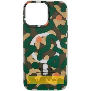 TPU чехол Pastel Chaos with Magnetic Fit для Apple iPhone 17 (6.3") Green