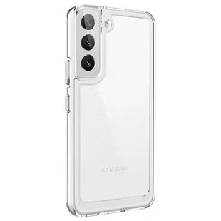 Чехол TPU+PC Clear 2.0 mm metal buttons для Samsung Galaxy S23+ Прозрачный