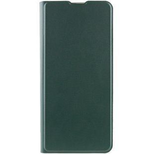 Кожаный чехол-книжка GETMAN Elegant (PU) для Motorola Moto G14 Зеленый