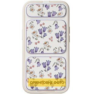 Чехол TPU Panel Stand для Apple iPhone 17 (6.3") Floral Breeze