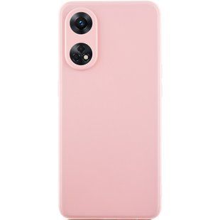 Силіконовий чохол Candy Full Camera для Oppo Reno 8 T 4G Рожевий / Pink Sand
