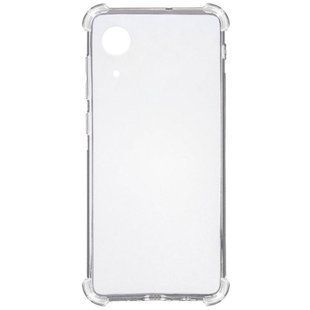 TPU чохол GETMAN Ease logo посилені кути Full Camera для Samsung Galaxy A03 Core Безбарвний (прозорий)
