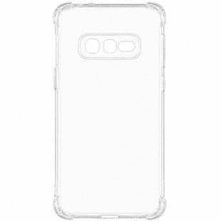 TPU чехол GETMAN Ease logo усиленные углы Full Camera для Samsung Galaxy S10e Бесцветный (прозрачный)