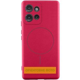 Чохол Silicone Cover Lakshmi Full Camera (AA) with Magnetic Fit для Motorola Edge 60 / 60 Fusion Червоний / Rose Red