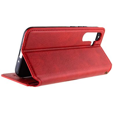 Кожаный чехол книжка GETMAN Cubic (PU) для Samsung Galaxy A54 5G Красный