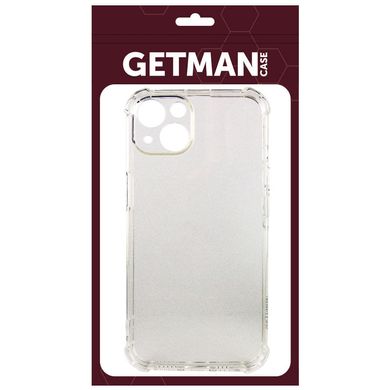 TPU чохол GETMAN Ease logo посилені кути для Apple iPhone 13 mini (5.4") Безбарвний (прозорий)