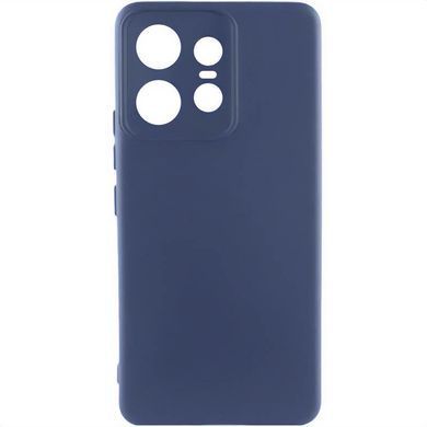 Чехол Silicone Cover Ummi Lakshmi Full Camera (AA) для Motorola Edge 50 Pro Синий / Midnight Blue