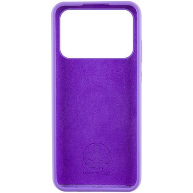 Чохол Silicone Cover Lakshmi (AAA) для Xiaomi Poco X6 Pro Фіолетовий / Amethyst