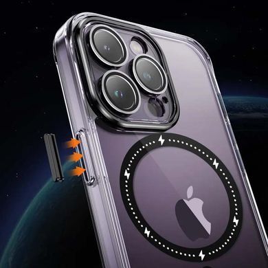 Чехол TPU+PC Colorful with Magnetic Fit для Apple iPhone 12 Pro Max (6.7") Black