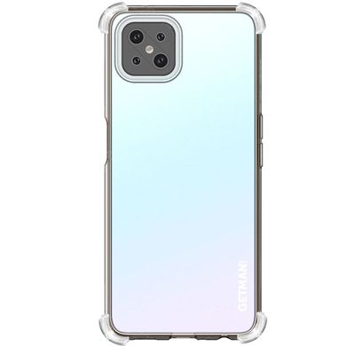 TPU чохол GETMAN Ease logo посилені кути Full Camera для Oppo A92s Безбарвний (прозорий)