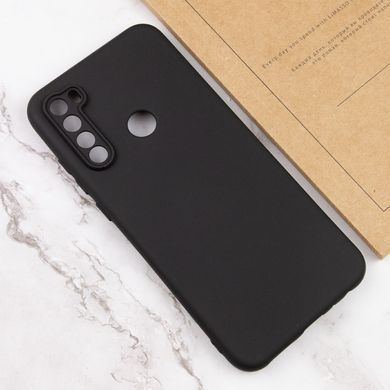 Чехол TPU GETMAN Liquid Silk Full Camera для Xiaomi Redmi Note 8T Черный / Black