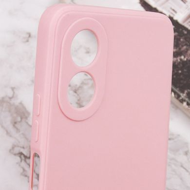 Силиконовый чехол Candy Full Camera для Oppo A38 / A18 Розовый / Pink Sand