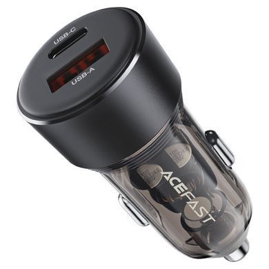 АЗУ Acefast B12 PD30W+QC3.0 total 60W (1USB-A/1C) Black