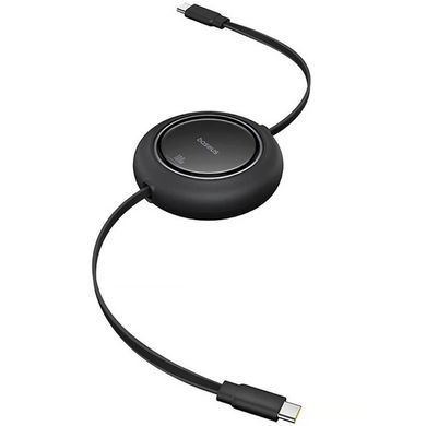 Дата кабель Baseus Free2Pull Mini Retractable Type-C to Type-C 100W (2m) (P10364500113) Cluster Black