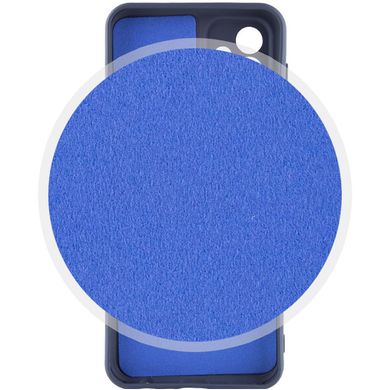 Чехол Silicone Cover Lakshmi Full Camera (A) для Samsung Galaxy S24 Ultra Синий / Navy Blue