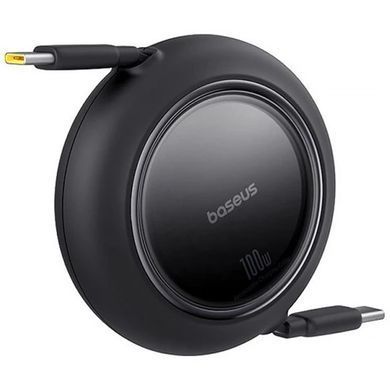 Дата кабель Baseus Free2Pull Mini Retractable Type-C to Type-C 100W (2m) (P10364500113) Cluster Black