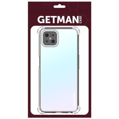 TPU чохол GETMAN Ease logo посилені кути Full Camera для Oppo A92s Безбарвний (прозорий)