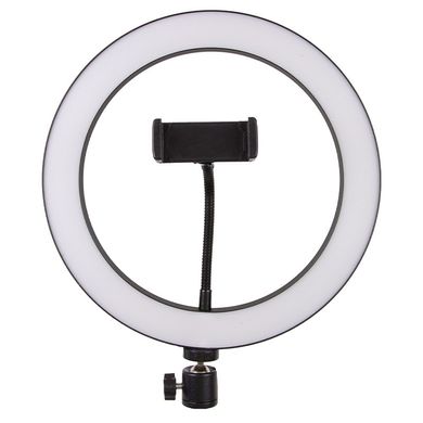 Кільцева світлодіодна LED лампа Flat Ring 14" + tripod 2.1m Black