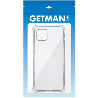 TPU чохол GETMAN Ease logo посилені кути Full Camera для Oppo A92s Безбарвний (прозорий)