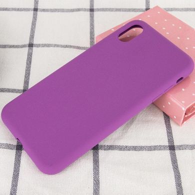 Чехол Silk Full Protective (AA) NO LOGO для Apple iPhone X / XS (5.8") Фиолетовый / Grape