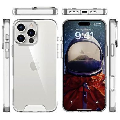 Чехол TPU Space Case transparent для Apple iPhone 16 Pro (6.3") Прозрачный
