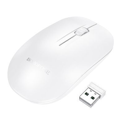 Мышь беспроводная Borofone BG14 Planet 2.4G White