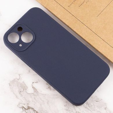 Чохол Silk Full Camera Protective (AA) NO LOGO для Apple iPhone 13 (6.1") Темно-синій / Midnight blue