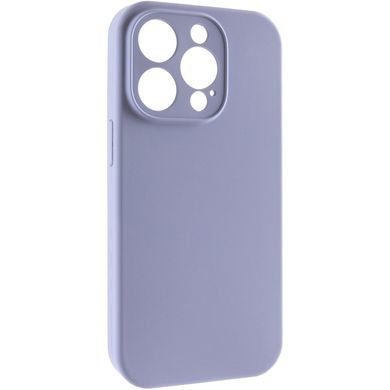Чохол Silicone Case Full Camera Protective (AA) NO LOGO для Apple iPhone 15 Pro Max (6.7") Сірий / Lavender Gray