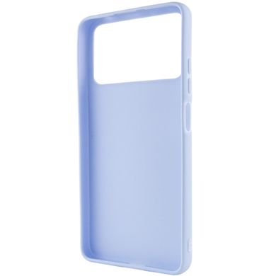 Силиконовый чехол Candy для Xiaomi Poco X4 Pro 5G Голубой / Lilac Blue