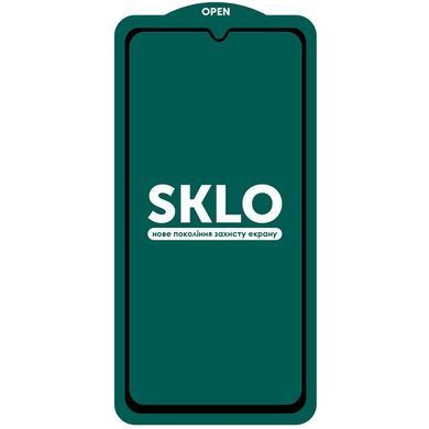 Защитное стекло SKLO 5D (тех.пак) для Xiaomi Redmi Note 10 / Note 10s / Poco M5s Черный