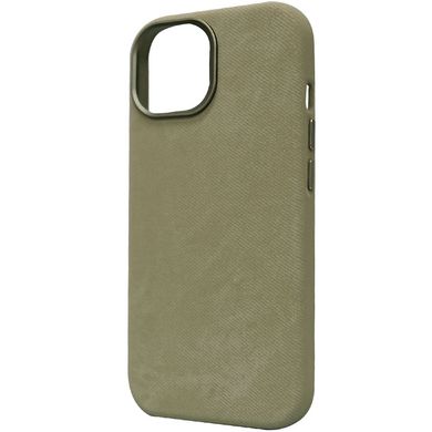 Чехол Denim with MagSafe для Apple iPhone 15 (6.1") Olive