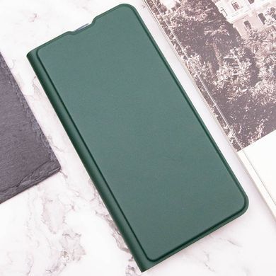 Кожаный чехол-книжка GETMAN Elegant (PU) для Motorola Moto G14 Зеленый