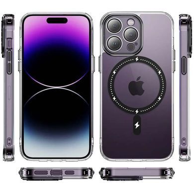Чехол TPU+PC Colorful with Magnetic Fit для Apple iPhone 12 Pro Max (6.7") Black