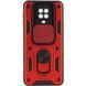 Чехол Ummi Camshield Serge Ring для Xiaomi Redmi Note 9s / Note 9 Pro / 9 Pro Max Красный / Red