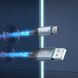 Дата кабель Hoco U112 Shine USB to Type-C 3A (1m) Gray фото 7