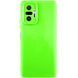 Чехол TPU GETMAN Liquid Silk Full Camera для Xiaomi Redmi Note 10 Pro / 10 Pro Max Салатовый / Neon Green