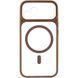 Чохол TPU+PC GETMAN Moon Clear with MagSafe для Apple iPhone 12 Pro Max (6.7") Brown фото 2