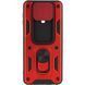 Чехол Ummi Camshield Serge Ring для Xiaomi Redmi Note 9s / Note 9 Pro / 9 Pro Max Красный / Red фото 2
