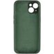 Чехол Silicone Case Full Camera Protective (AA) для Apple iPhone 15 Plus (6.7") Зеленый / Cyprus Green фото 2