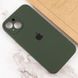 Чехол Silicone Case Full Camera Protective (AA) для Apple iPhone 15 Plus (6.7") Зеленый / Cyprus Green фото 4