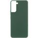 Чехол Silicone Cover Lakshmi (AAA) для Samsung Galaxy S21 FE Зеленый / Cyprus Green фото 1