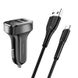 АЗУ Usams C13 2.1A Dual USB + U35 Type-C cable (1m) Черный фото 1