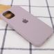 Чохол Silicone Case Full Protective (AA) для Apple iPhone 13 (6.1") Сірий / Lavender фото 2